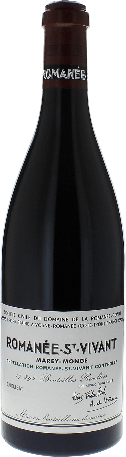 Romanée Saint Vivant Grand cru Domaine ROMANEE CONTI Bourgogne rouge 2010
