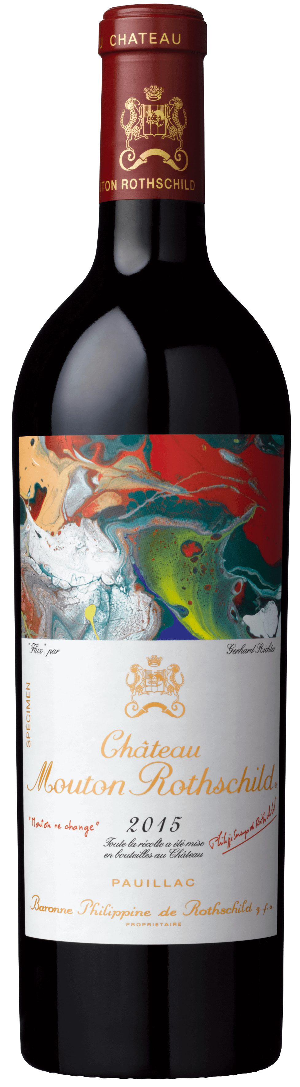 MOUTON ROTHSCHILD 1er Grand cru classé Pauillac Bordeaux rouge 2015