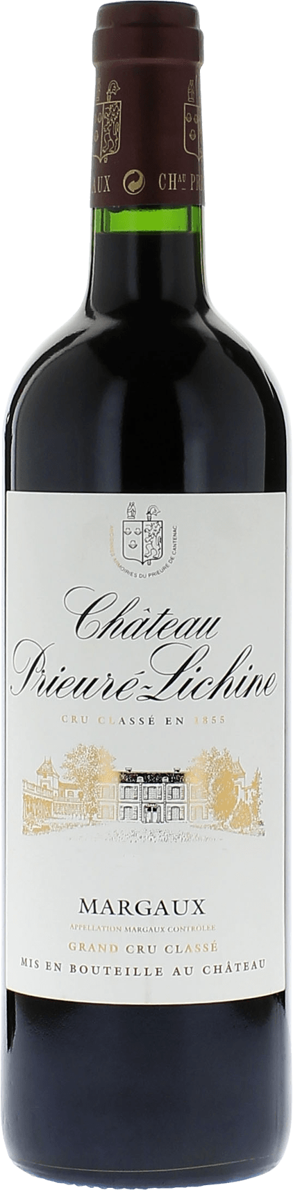PRIEURE LICHINE 4ème Grand cru classé Margaux Bordeaux rouge 1987