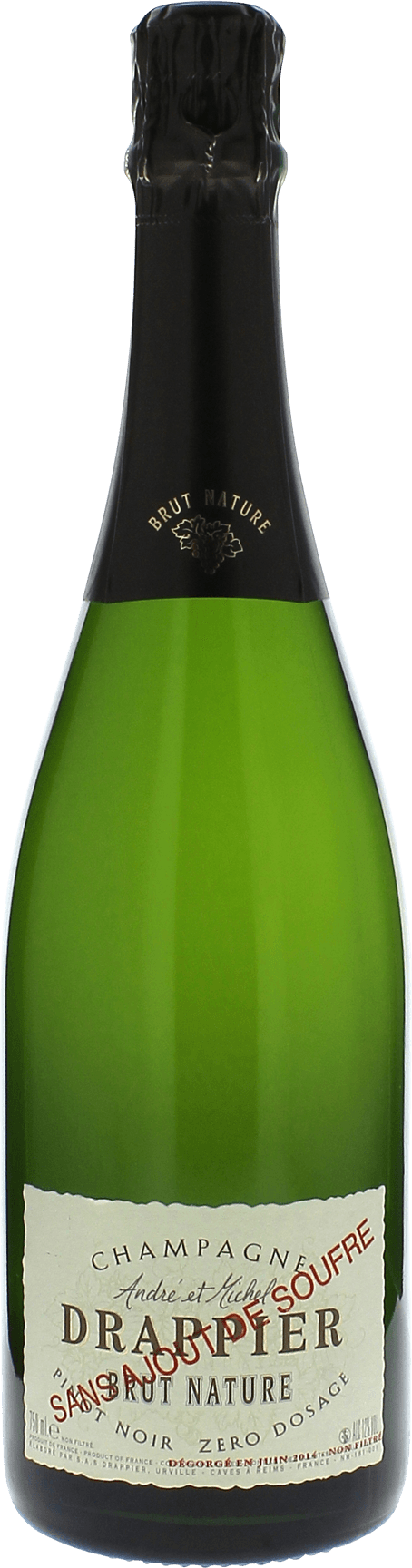 Drappier Brut Nature "Zéro Dosage" sans souffre DRAPPIER Champagne