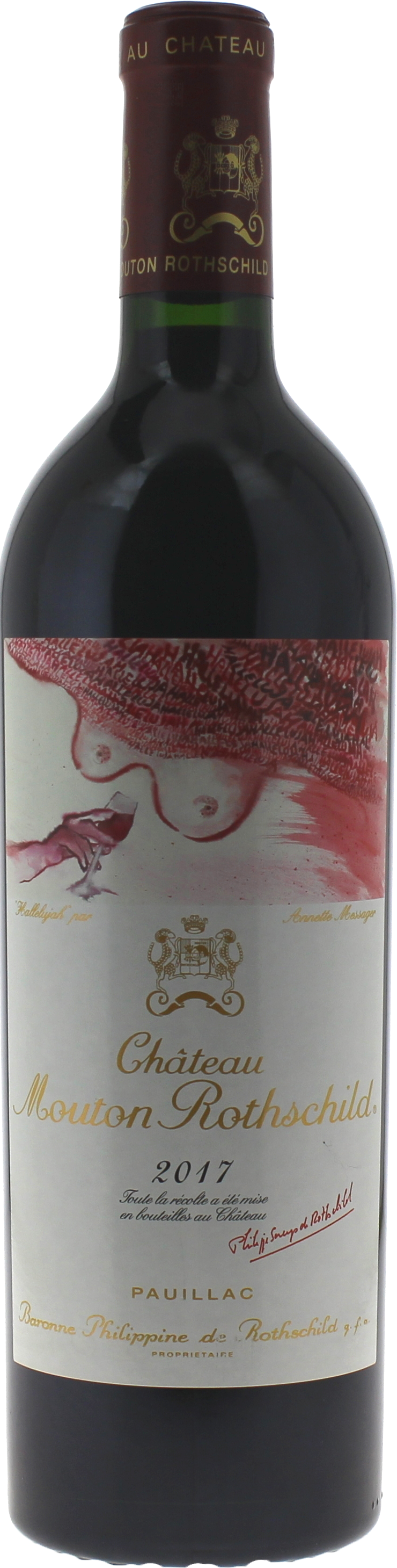 MOUTON ROTHSCHILD 1er Grand cru classé Pauillac Bordeaux rouge 2017