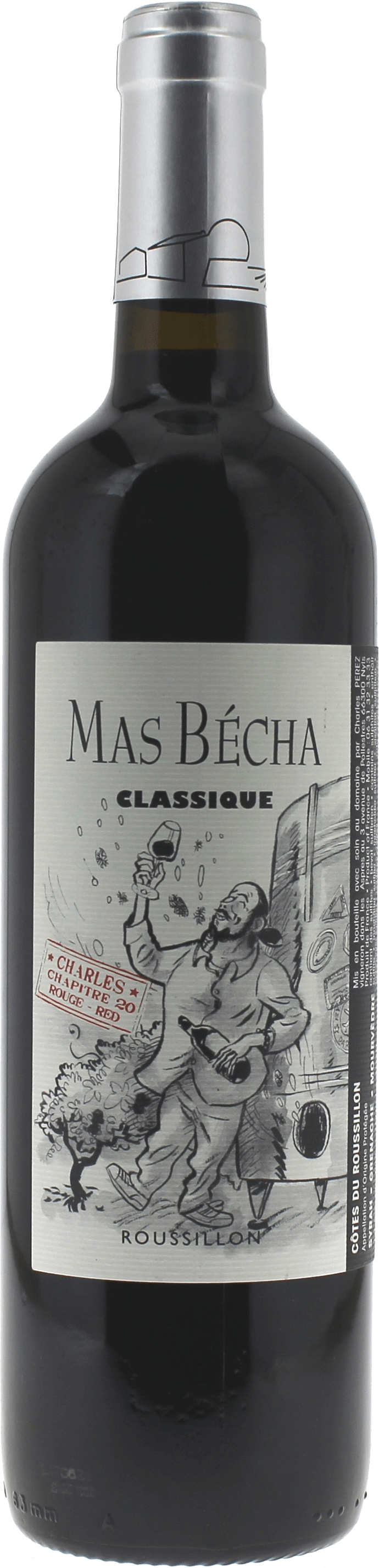 Mas Becha Classique rouge Côtes du Roussillon AOC Roussillon 2020