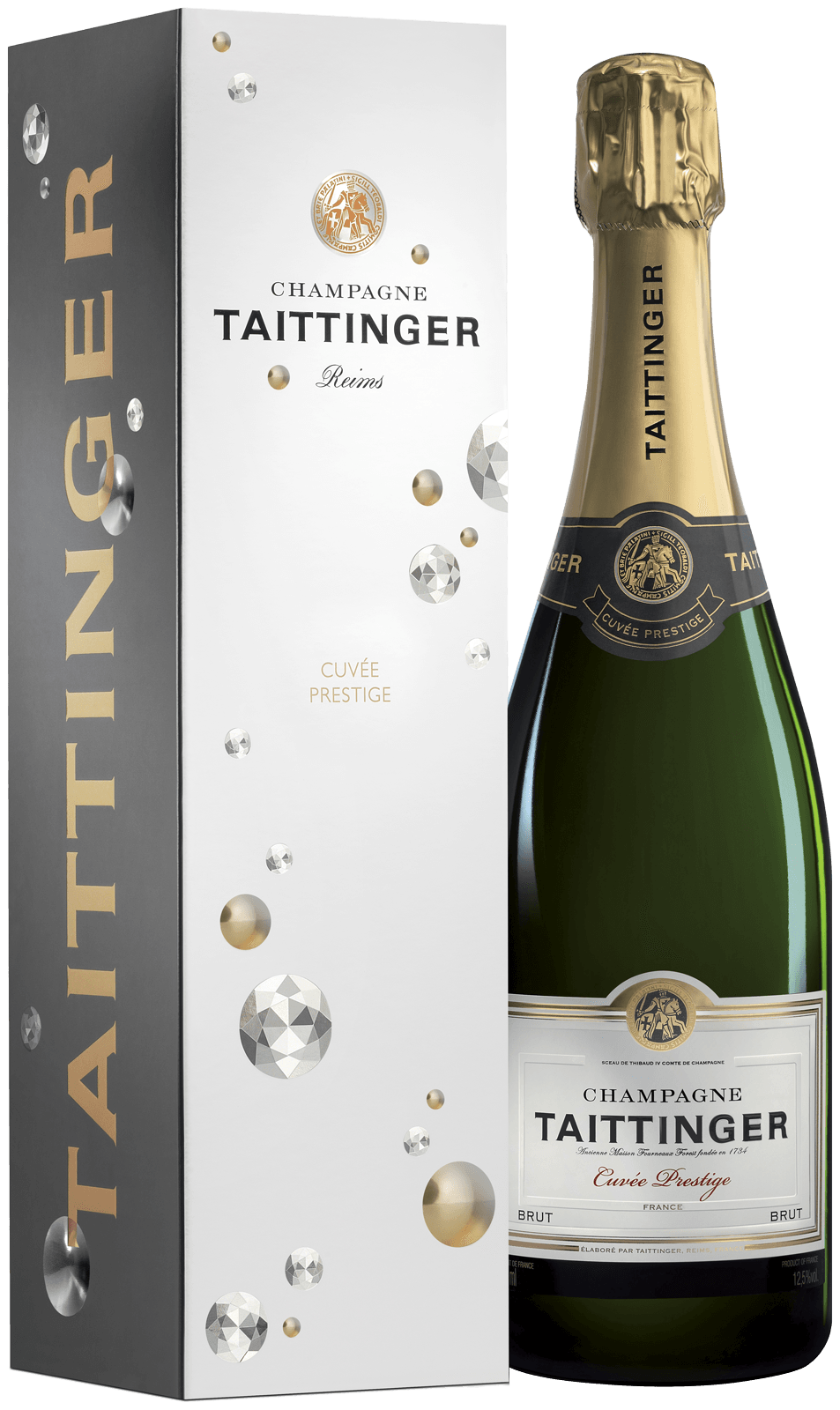 Taittinger Brut Prestige en étui Taittinger Champagne