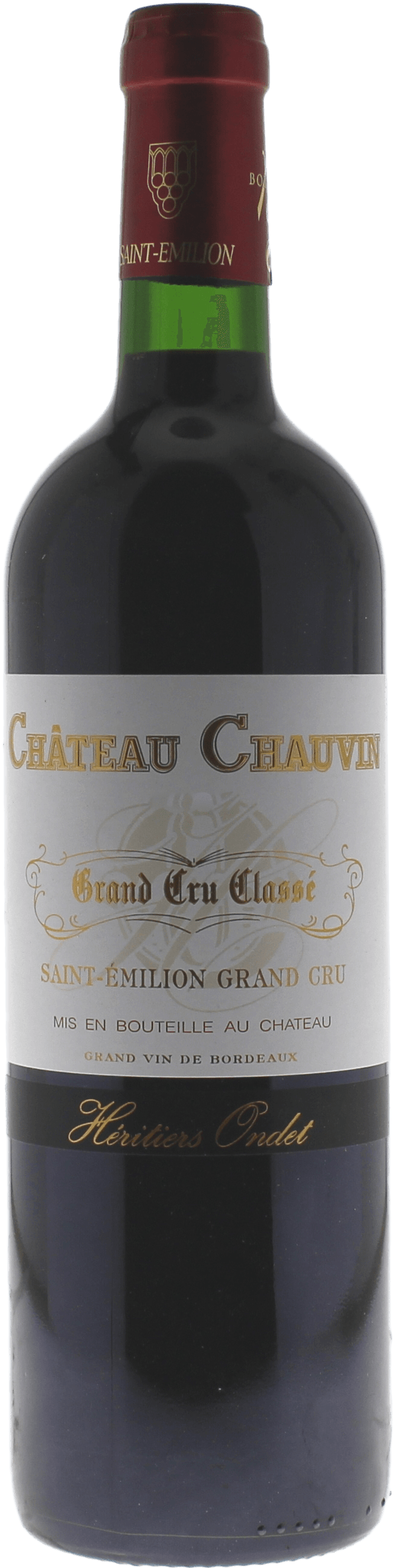 CHAUVIN Grand Cru Classé Saint-Emilion Bordeaux rouge 2018