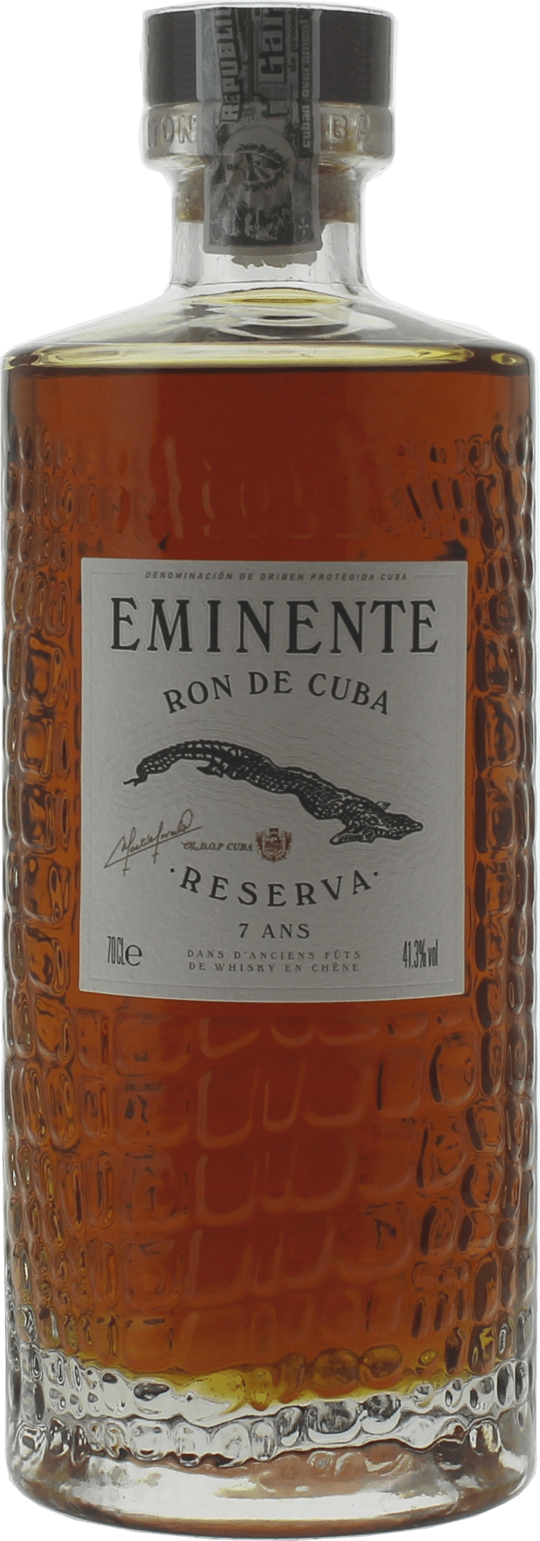Rhum Cuba Eminente Reserva 7 ans 41,30° Rhum