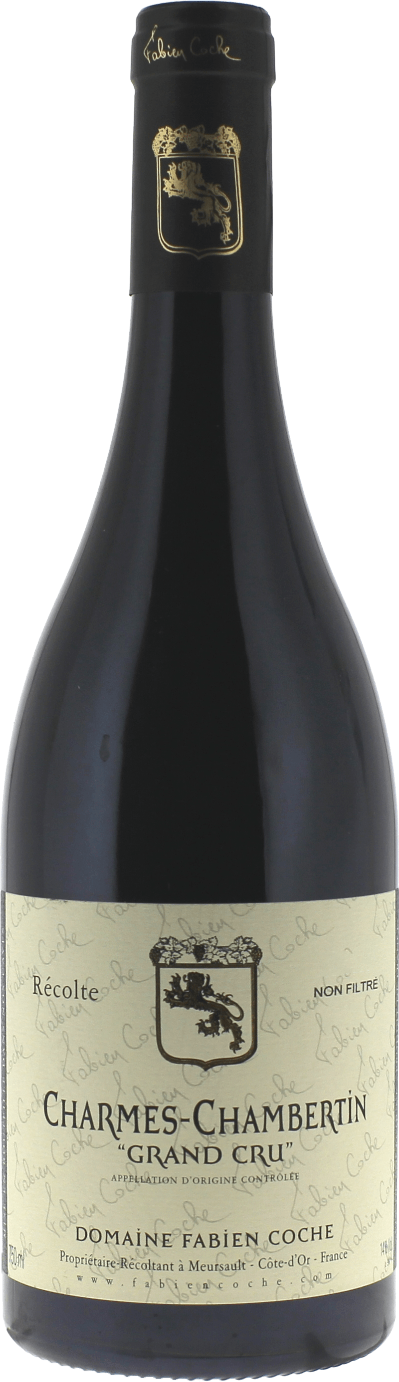 Charmes Chambertin Grand cru Domaine COCHE Fabien Bourgogne rouge 2020