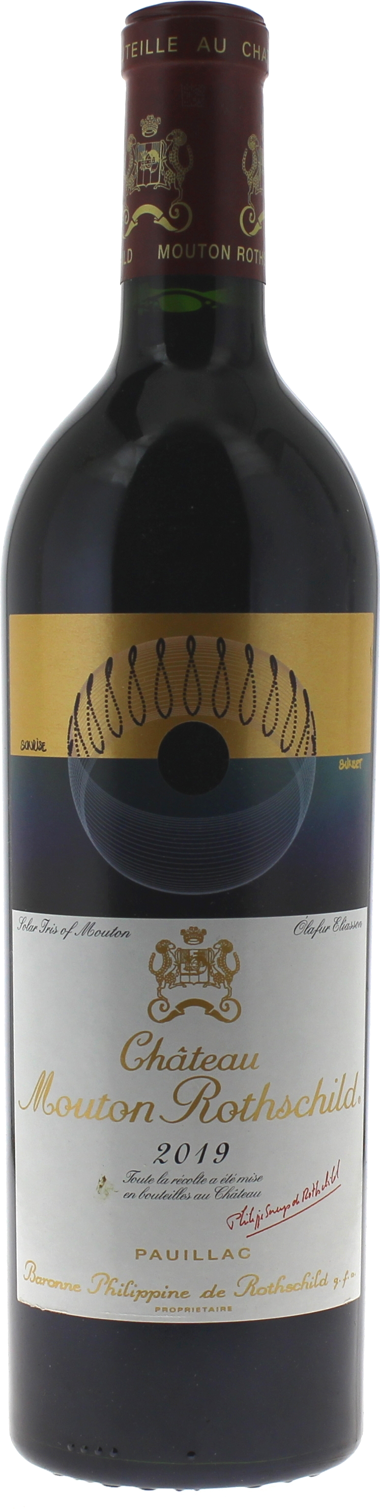 MOUTON ROTHSCHILD 1er Grand cru classé Pauillac Bordeaux rouge 2019