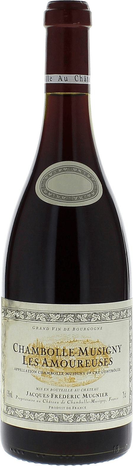Chambolle Musigny 1er Cru Les Amoureuses Domaine MUGNIER Jacques Frederic Bourgogne rouge 2012