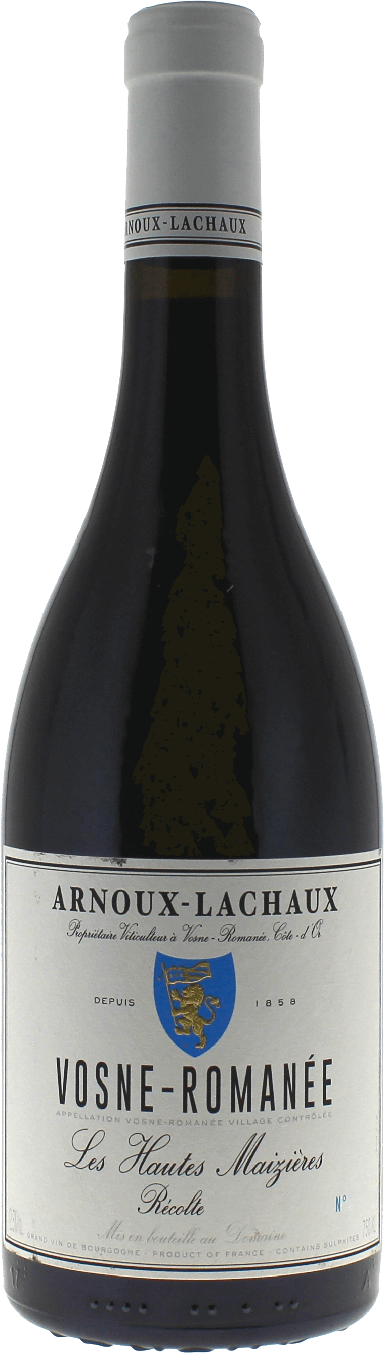 Vosne Romanée Les Hautes Maizieres Domaine ARNOUX - LACHAUX Bourgogne rouge 2018