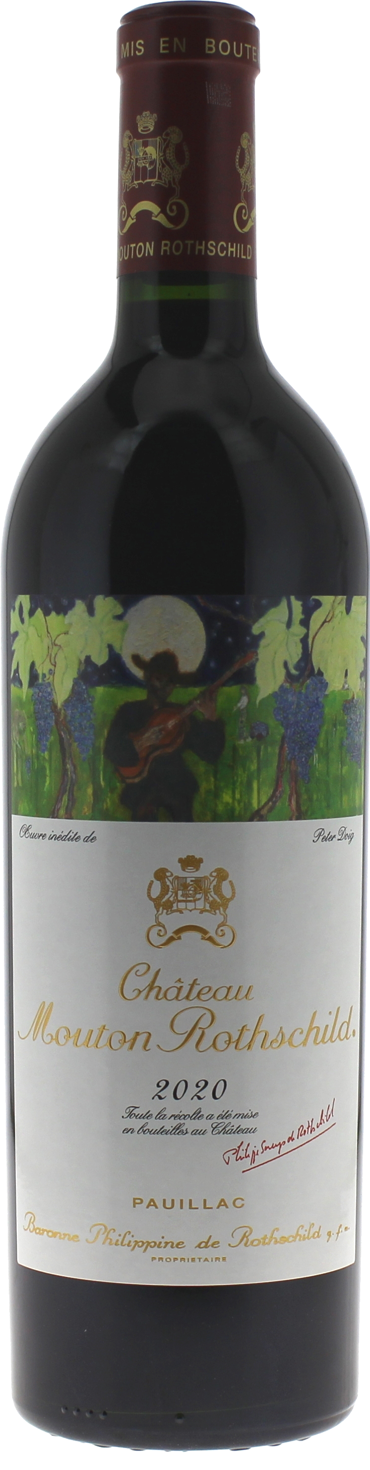 MOUTON ROTHSCHILD 1er Grand cru classé Pauillac Bordeaux rouge 2020