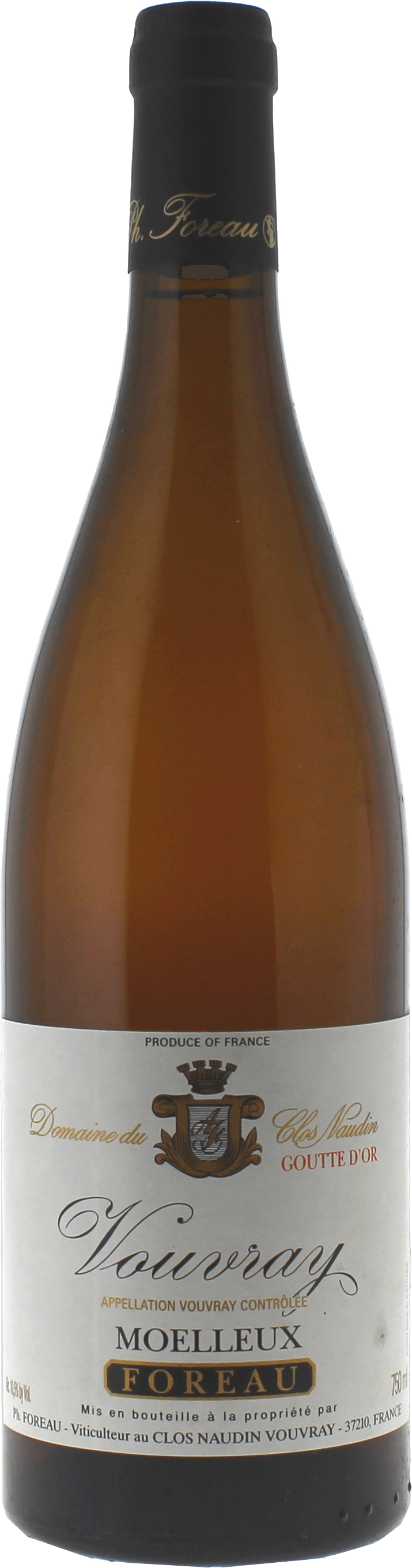 Vouvray Goutte d'Or Clos Naudin Vouvray Vallée de la Loire 2015