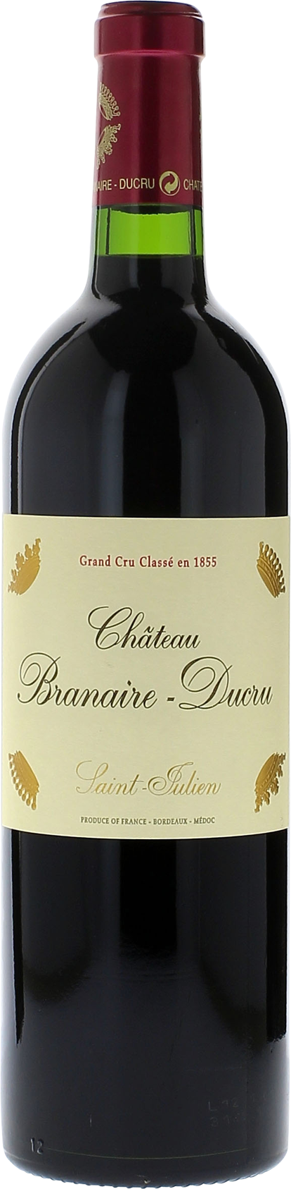BRANAIRE DUCRU 4ème Grand cru classé Saint-Julien Bordeaux rouge 2020
