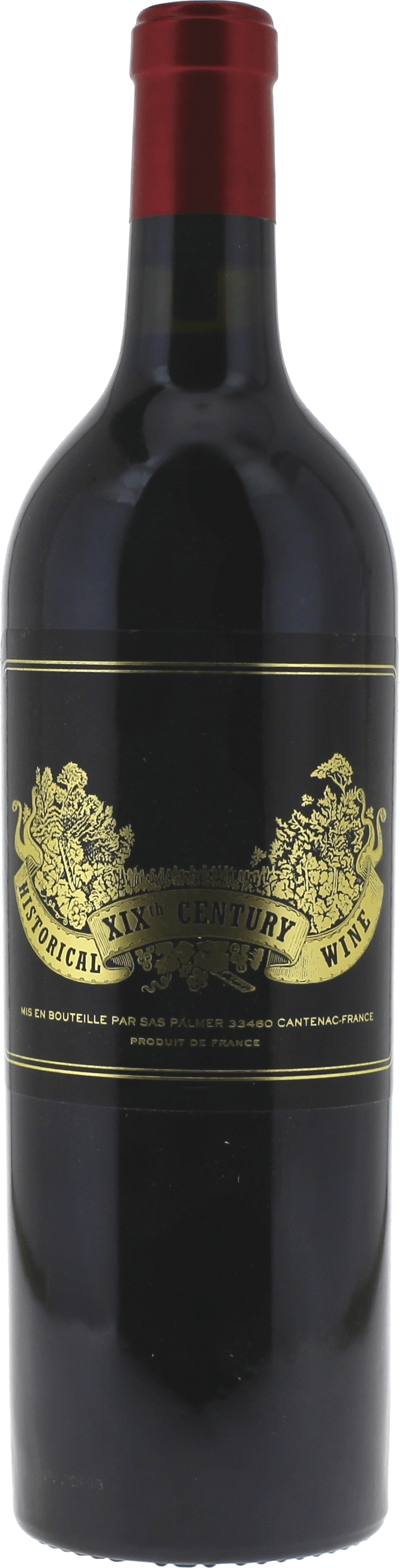 Historical 19 Century Wine Blend Chateau Palmer 3ème Grand cru classé Margaux Bordeaux rouge 2017