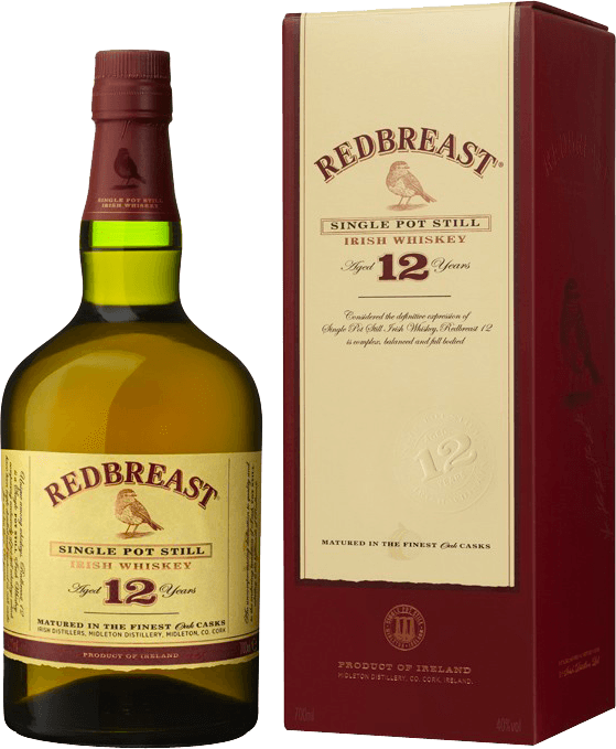 Whisky Irlandais Redbreast 12 ans Single Polt Still 40° Whisky