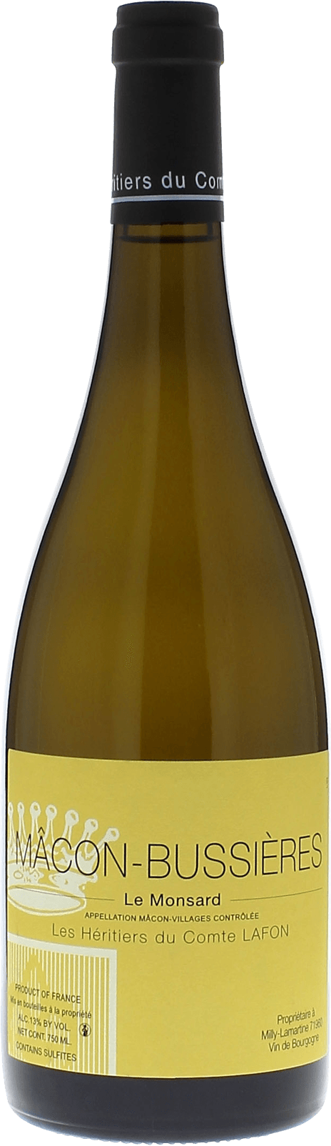 Macon Bussières Domaine Les Héritiers du Comte Lafon Bourgogne blanc 2022