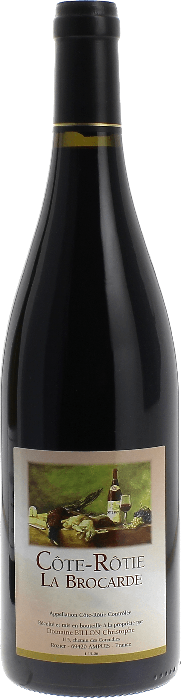 Côte Rotie La Brocarde Domaine Billon Côte Rotie Vallée du Rhône Rouge 2020