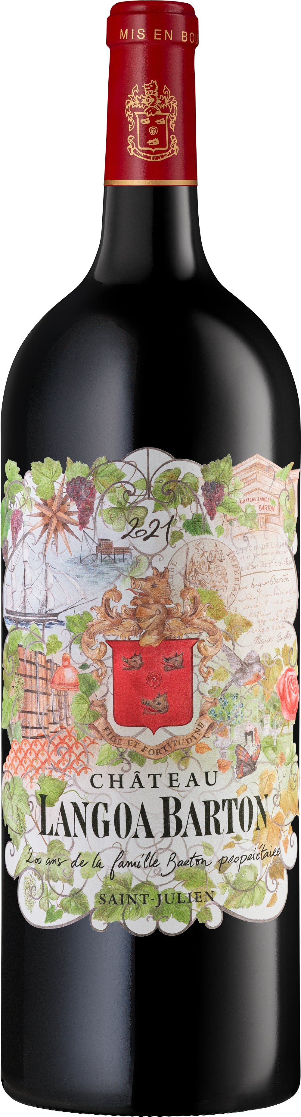 LANGOA BARTON 3ème Grand cru classé Saint-Julien Bordeaux rouge 2021