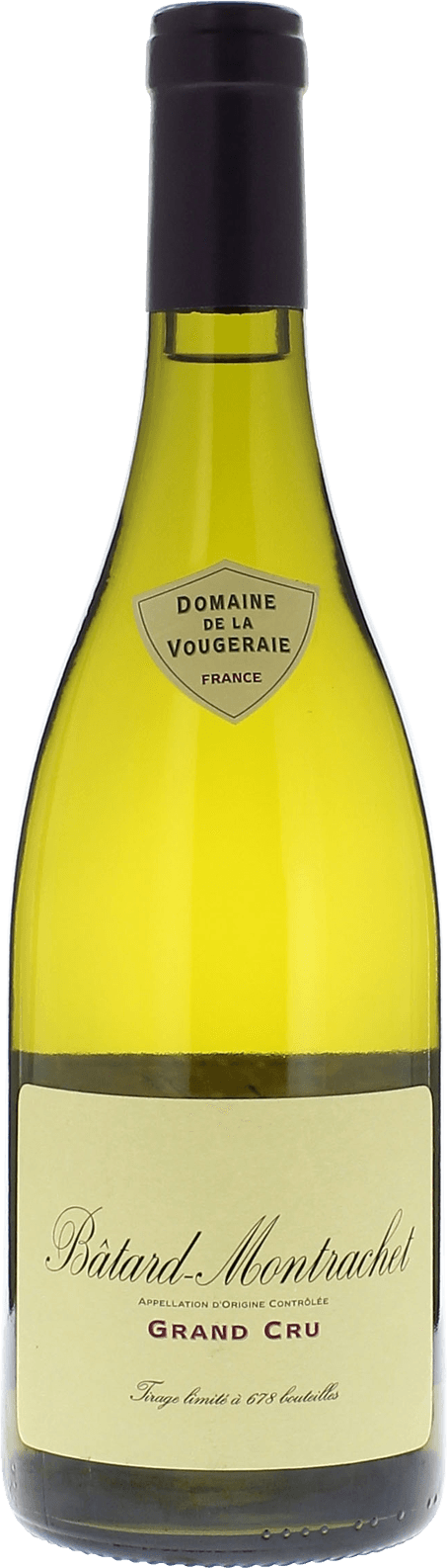 Batard Montrachet Grand cru Domaine VOUGERAIE Bourgogne blanc 2022