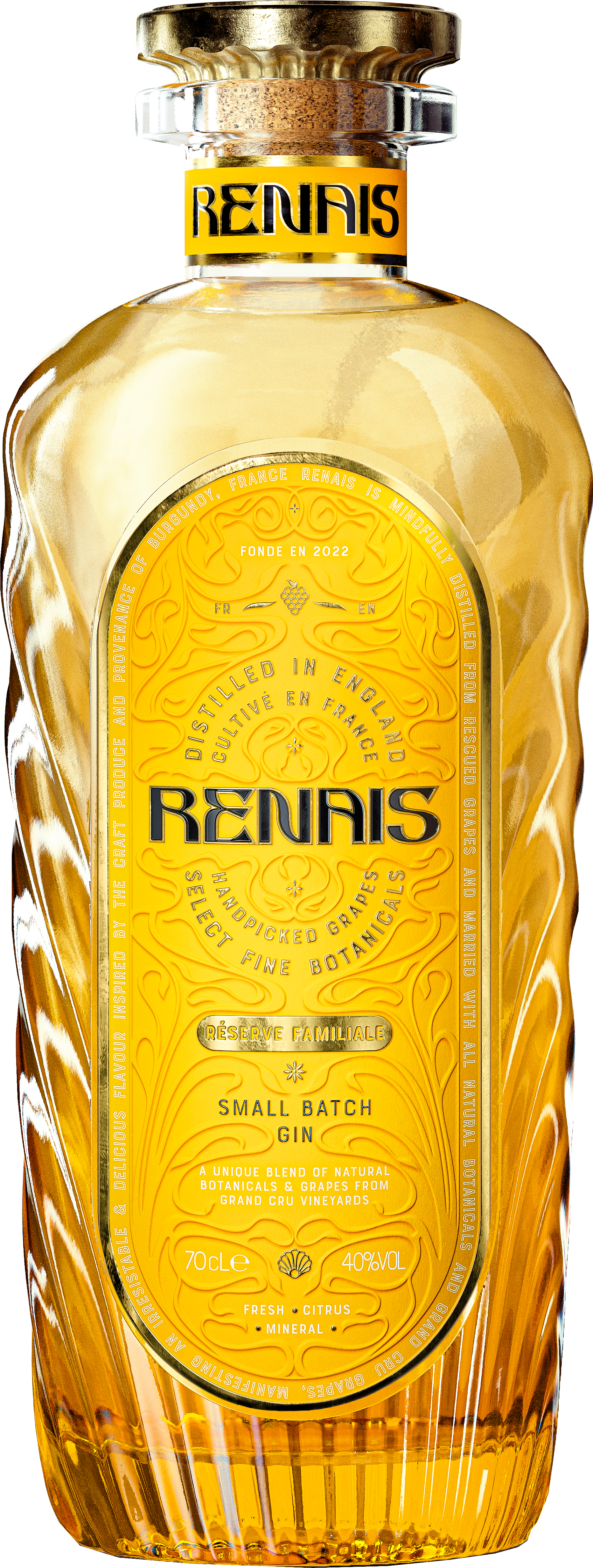 GIN Renais First Edition 40° (70 cl) Gin liqueur