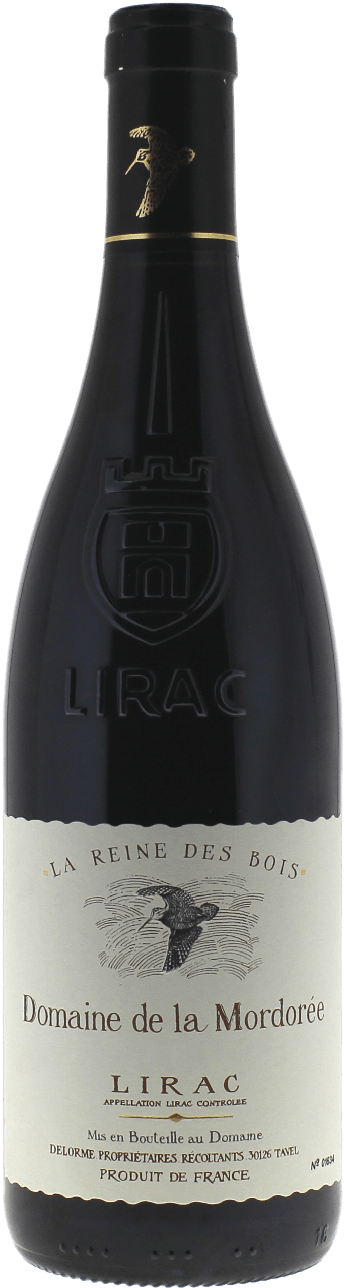 Lirac Mordorée Reine des Bois Lirac Vallée du Rhône Rouge 2021