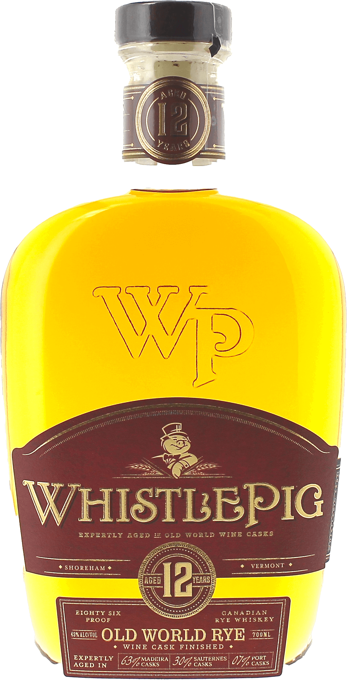 Whisky Américain Whistle Pig 12 ans 43° Whisky