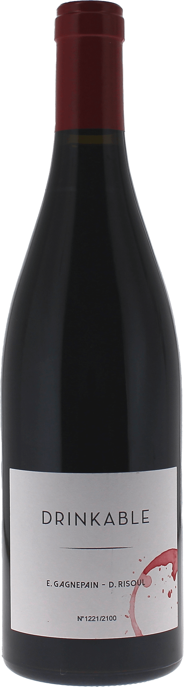 Drinkable GR vins Vin de France Vallée du Rhône Rouge 2022