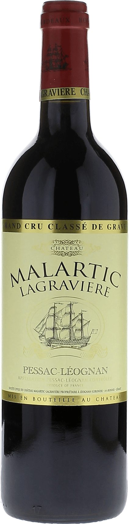MALARTIC LAGRAVIERE Rouge Grand Cru Classé Graves Bordeaux rouge 2021