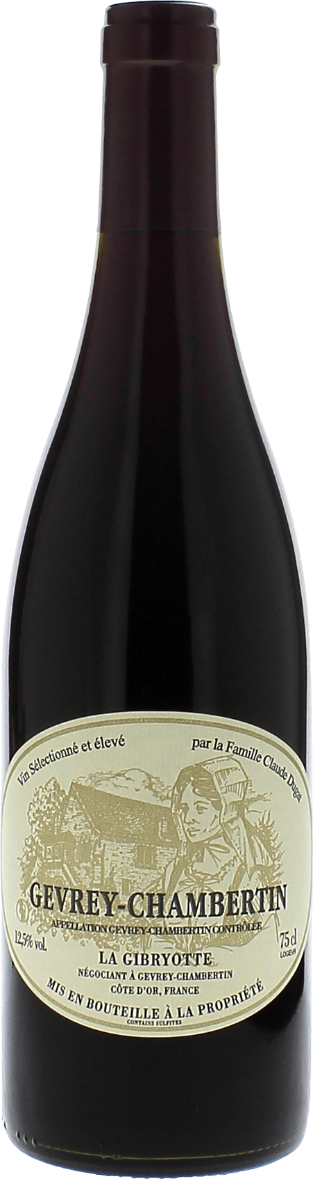 Gevrey Chambertin LA GIBRYOTTE (Famille Claude DUGAT) Bourgogne rouge 2022