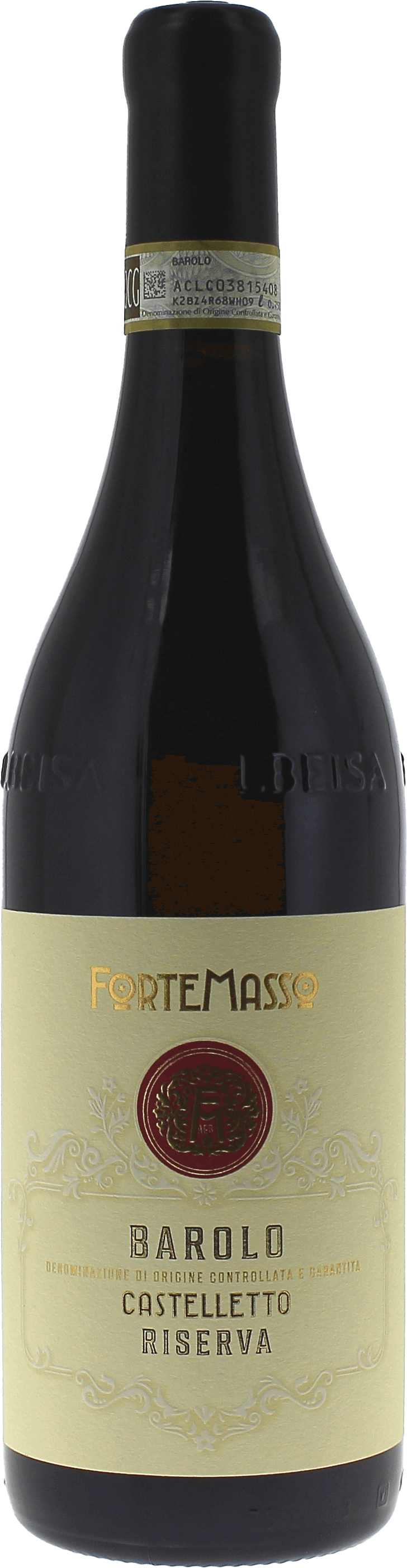 Barolo Riserva Castelletto DOCG Fortemasso Italie Vin italien 2016