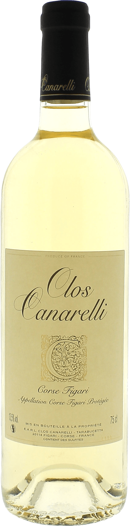 Clos Canarelli blanc AOP Figari Corse 2023