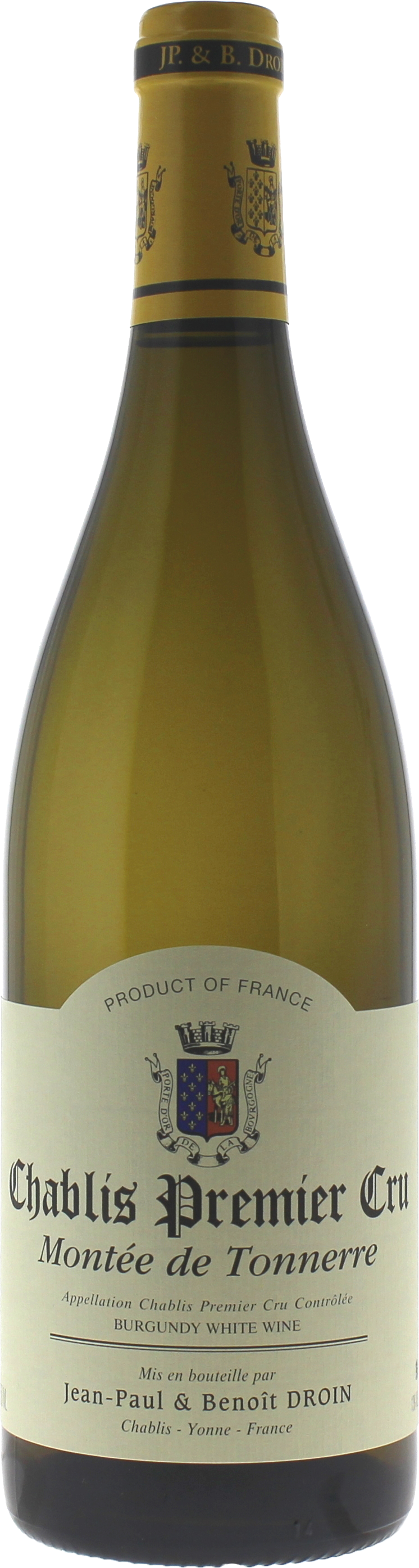 Chablis 1er Cru Montée de Tonnerre Domaine DROIN Bourgogne blanc 2023