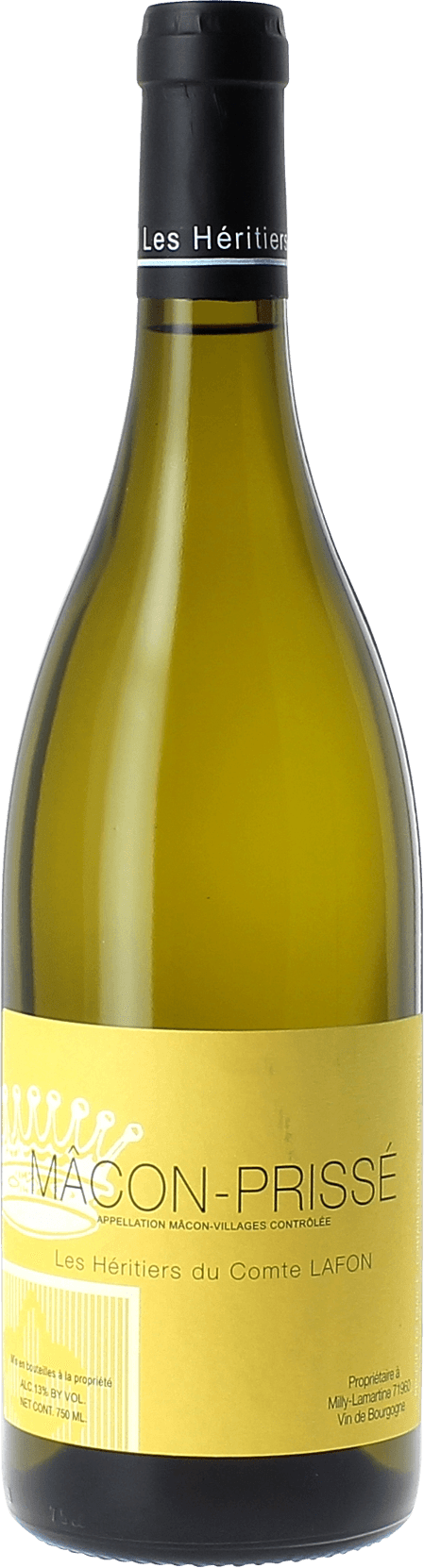 Macon Prissé Domaine Les Héritiers du Comte Lafon Bourgogne blanc 2023