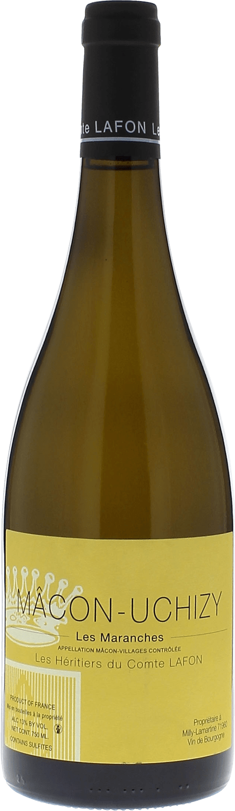 Macon Uchizy Les Maranches Domaine Les Héritiers du Comte Lafon Bourgogne blanc 2023
