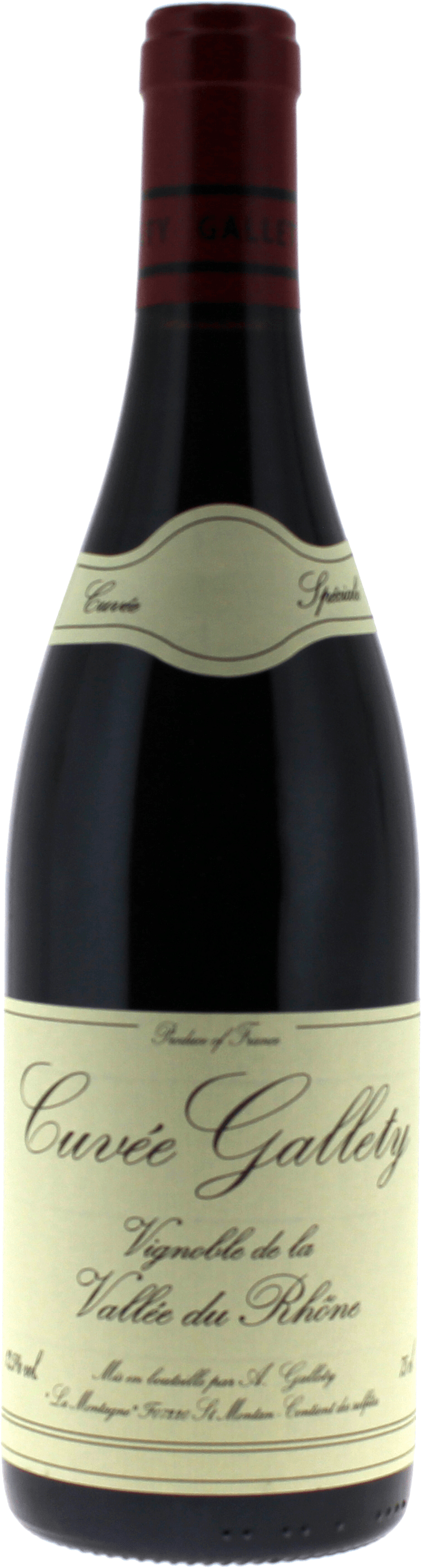 Côtes du Vivarais Domaine Gallety Cuvée Gallety Côtes du Vivarais Vallée du Rhône Rouge 2021