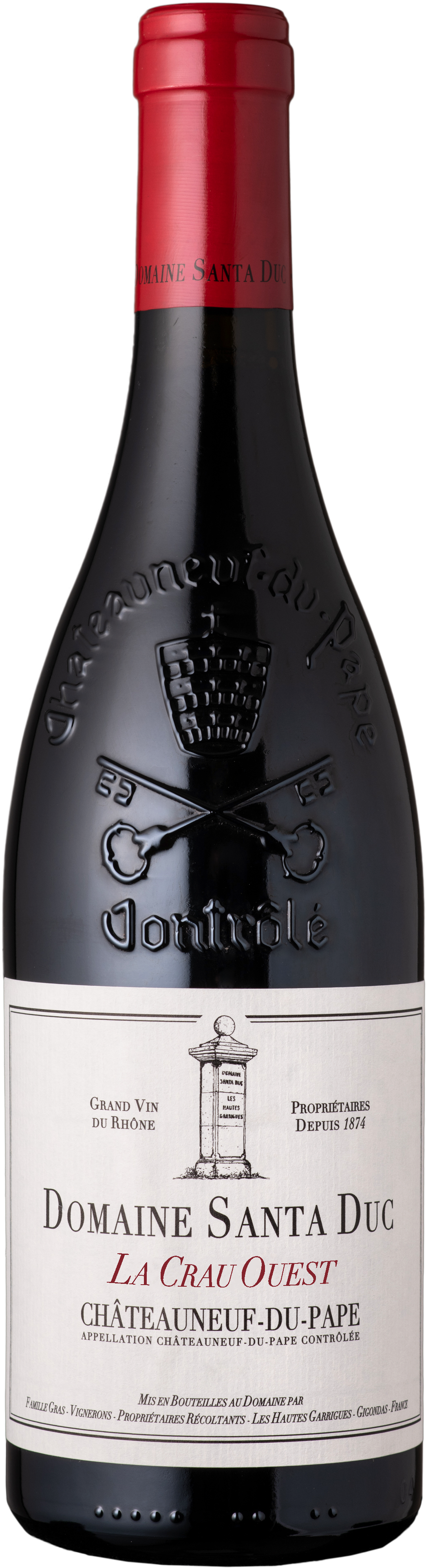 Santa Duc La Crau Ouest Châteauneuf-du-Pape Vallée du Rhône Rouge 2021
