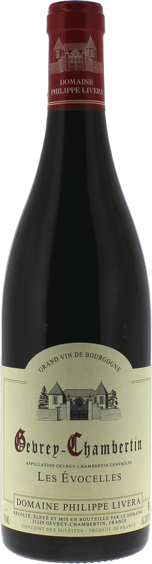 Gevrey Chambertin Evocelles Domaine LIVERA Domaine des Tilleuls Bourgogne rouge 2022