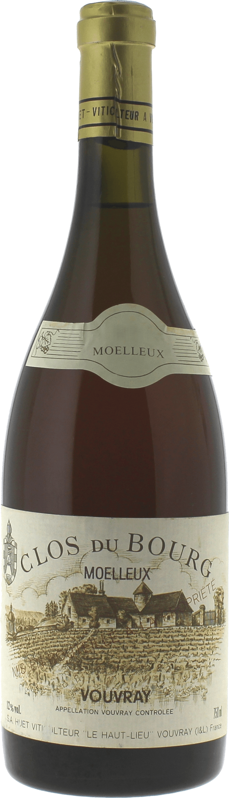 Vouvray Huet le Clos du Bourg Sec Vouvray Vallée de la Loire 2023