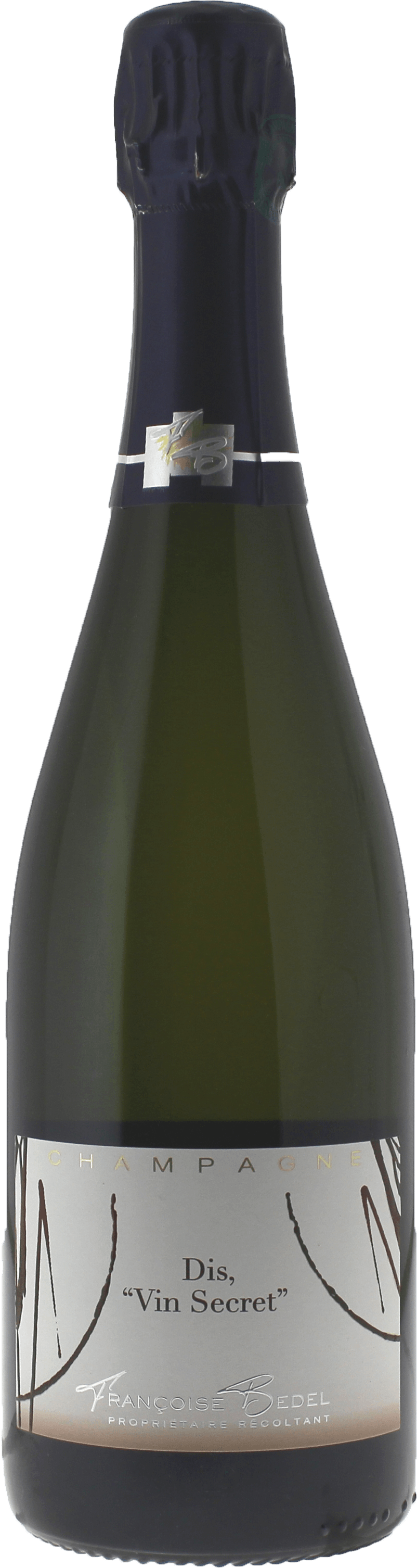 Françoise Bedel Dis, "Vin, secret" Brut Françoise Bedel Champagne 2018