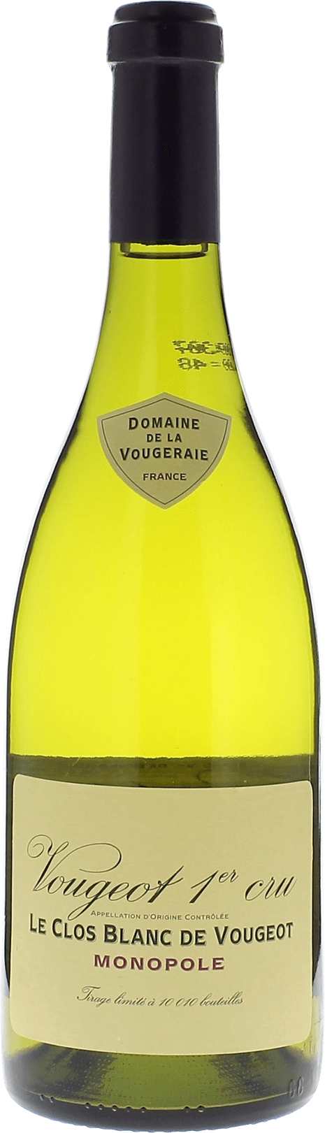 VOUGEOT 1er cru le Clos Blanc Domaine VOUGERAIE Bourgogne blanc 2023