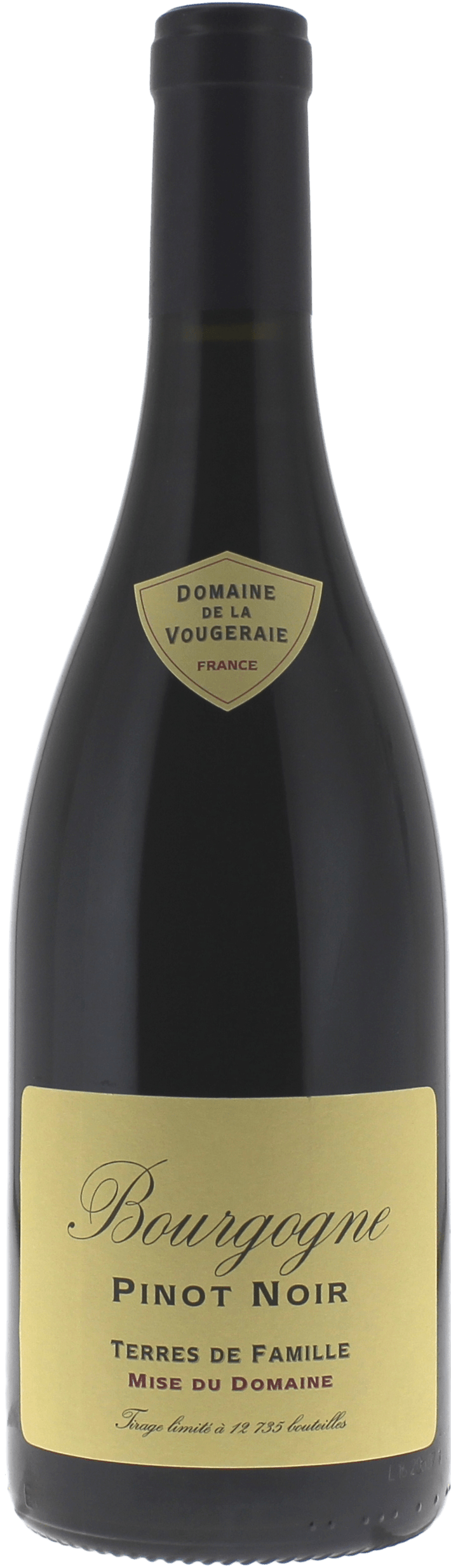 Bourgogne Pinot Noir Terres de Famille Domaine VOUGERAIE Bourgogne rouge 2023