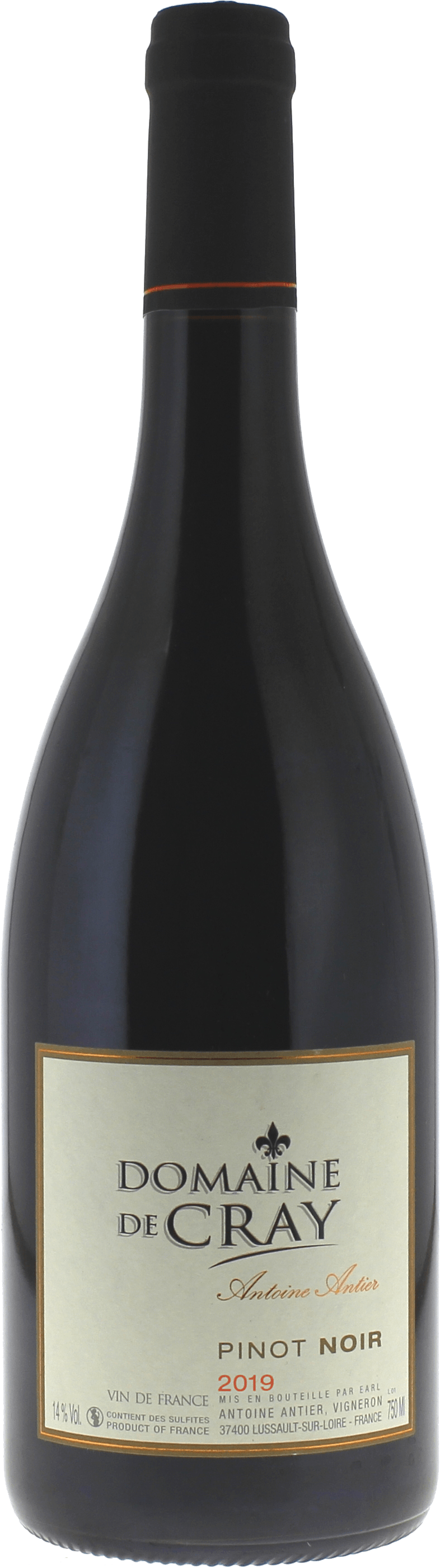 Pinot Noir Domaine de Cray Vin de France Vallée de la Loire 2023