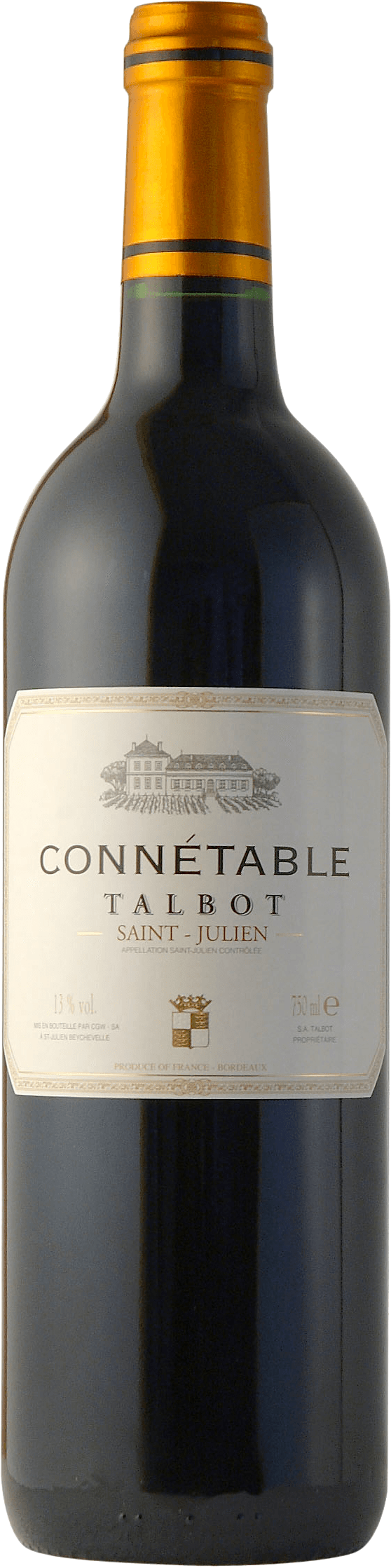 CONNETABLE TALBOT 2ème vin de TALBOT Saint-Julien Bordeaux rouge 2022