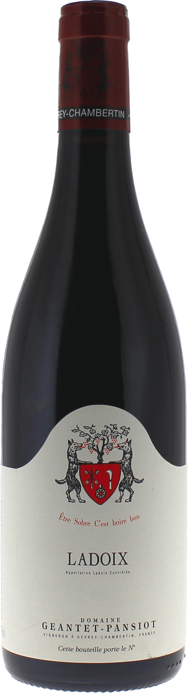 Ladoix rouge Domaine GEANTET PANSIOT Bourgogne rouge 2023