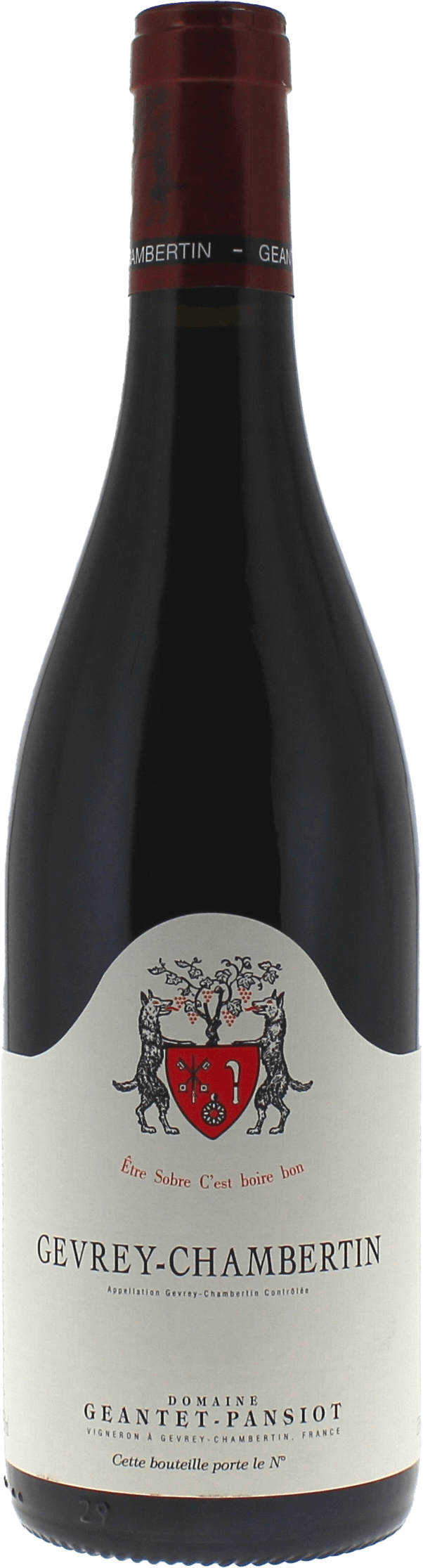 Gevrey Chambertin Domaine GEANTET PANSIOT Bourgogne rouge 2023
