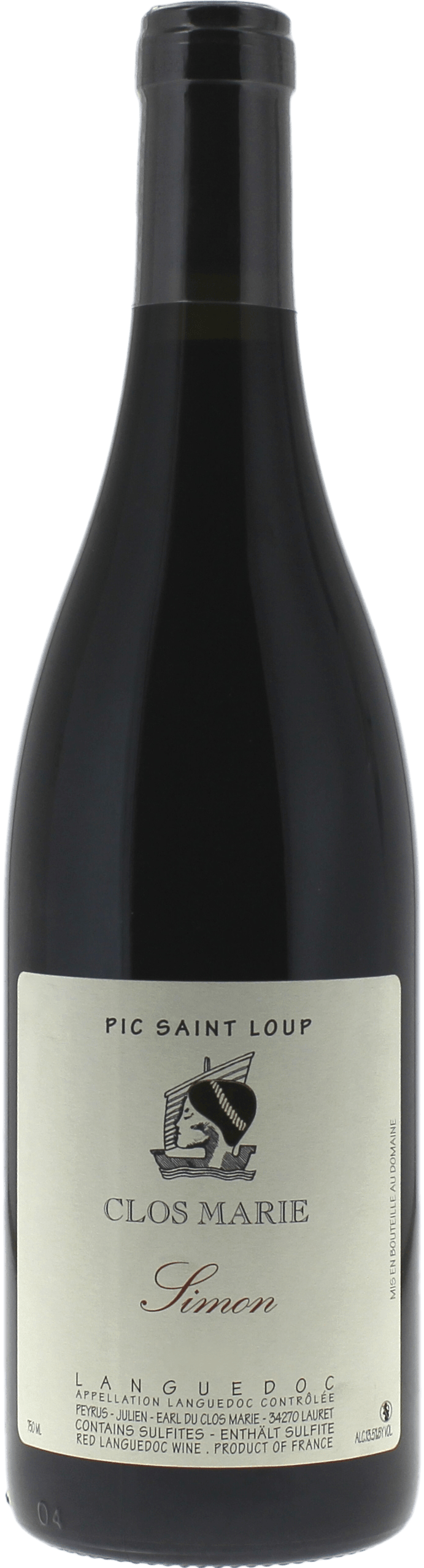 Clos Marie Simon Pic Saint loup Languedoc 2022