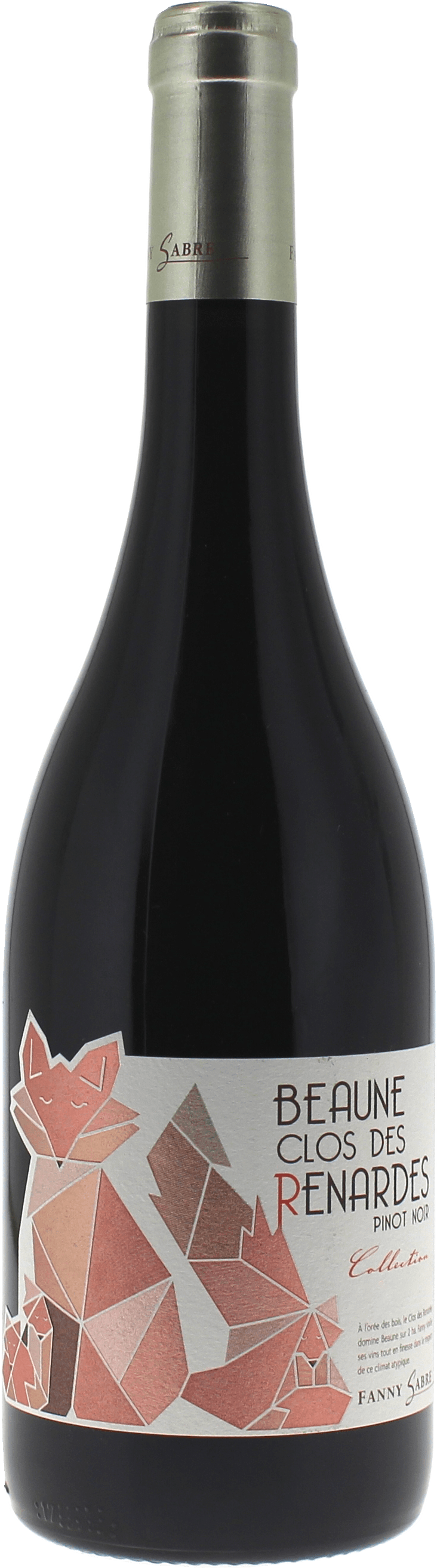Beaune Clos des Renardes rouge Domaine SABRE Fanny Bourgogne rouge 2023