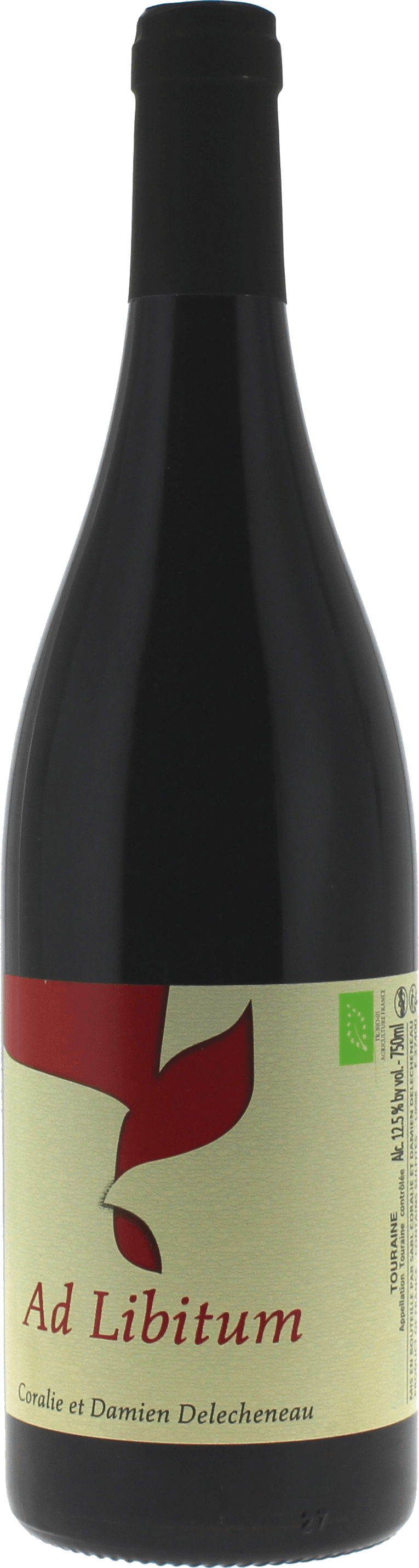 Touraine Ad Libitum rouge La Grange Tiphaine Touraine Vallée de la Loire 2023