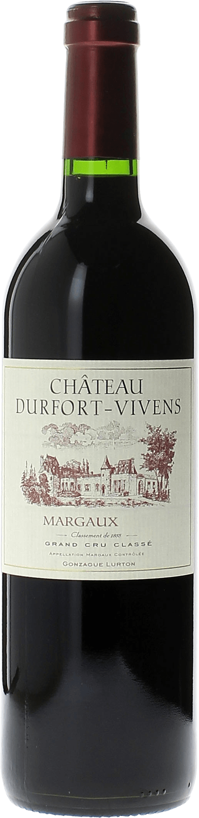 DURFORT VIVENS 2ème Grand cru classé Margaux Bordeaux rouge 2020