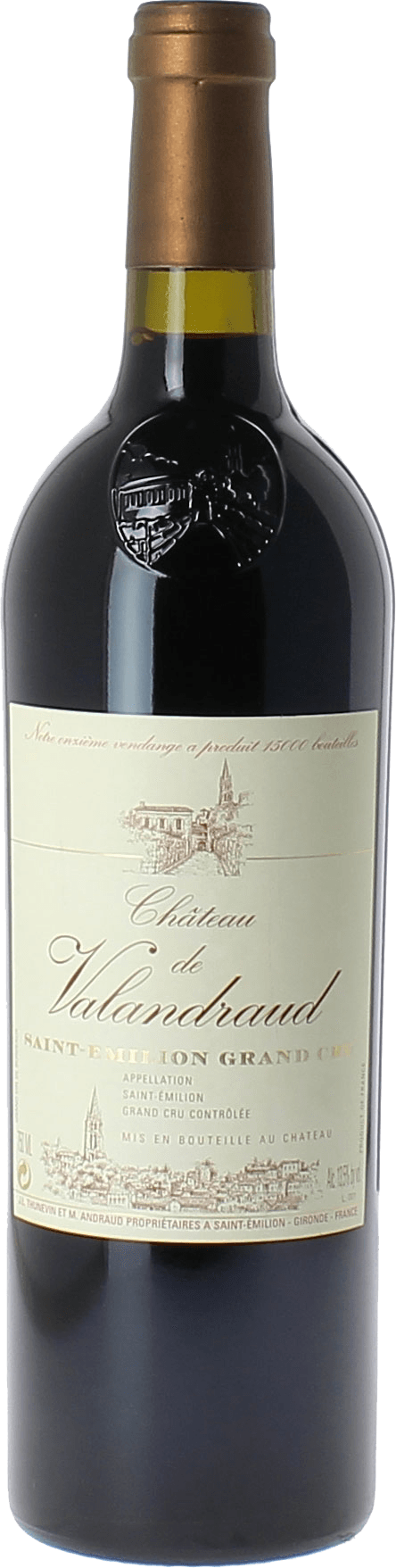 VALANDRAUD 1er Grand cru classé Saint-Emilion Bordeaux rouge 2022