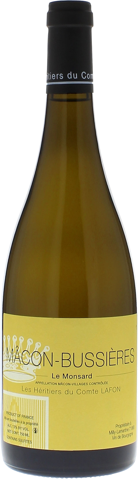 Macon Bussières Le Monsard Domaine Les Héritiers du Comte Lafon Bourgogne blanc 2023